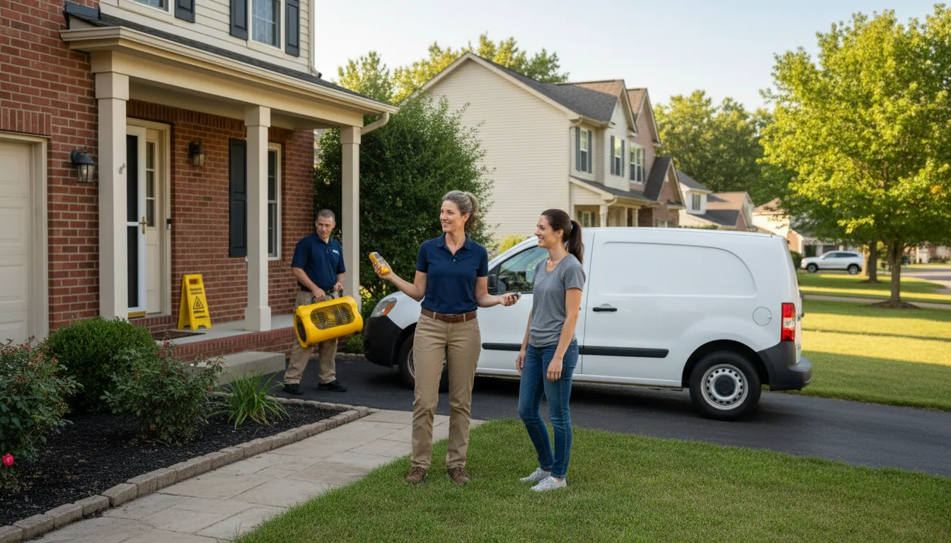 Water restoration image for Mold Remediation in Harrisburg, OH